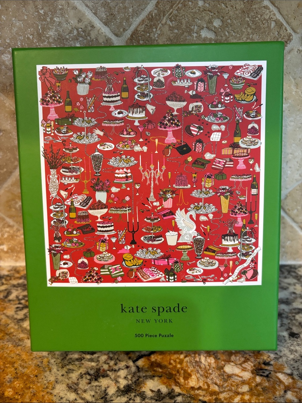 Kate Spade New York Party Table 500-Piece Puzzle